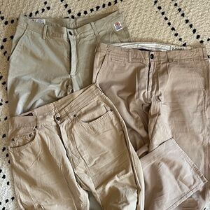 Vintage 55 Men's Khaki and Beige Chinos